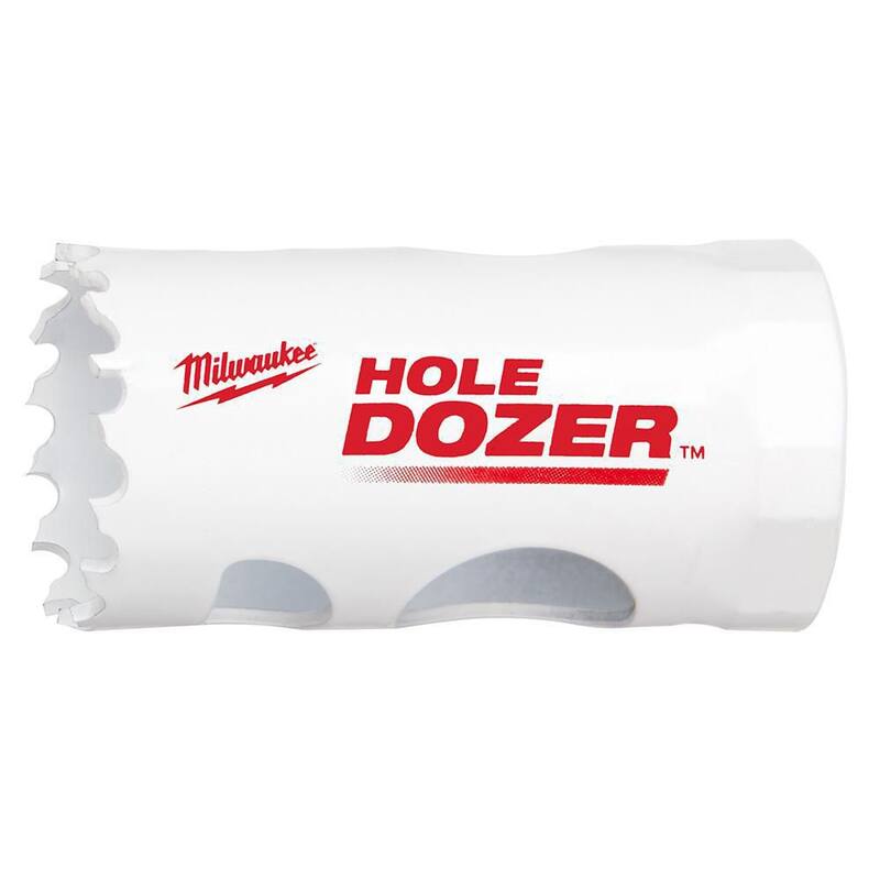 Milwaukee 1-1/8 in. Hole Dozer Sierra de agujero bimetálica - 49-56-9611
