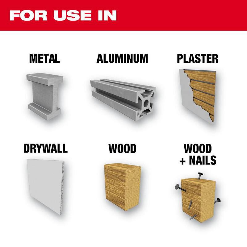 Milwaukee 1-1/8 in. Hole Dozer Sierra de agujero bimetálica - 49-56-9611