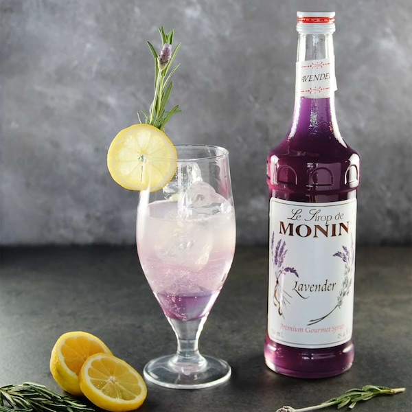 Monin Monin Lavender Syrup 750mL Bottle, PK12 - M-AR061A
