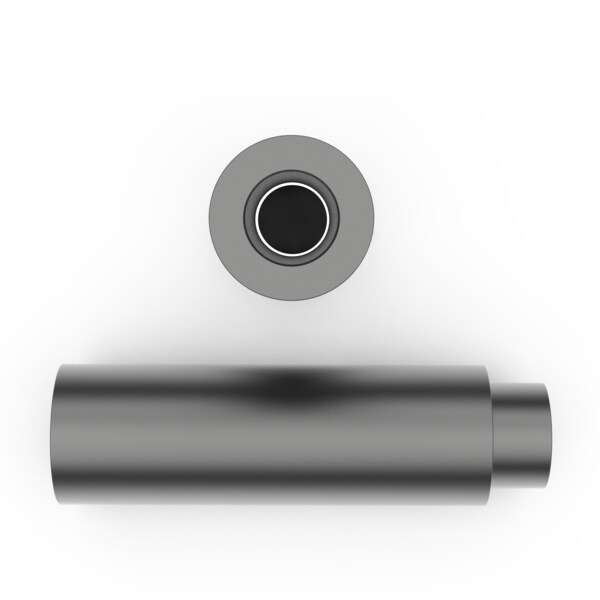 Raf Round Swage Spacer, Aluminum, 3/4 in Overall Lg, 0.14 in Inside Dia - 1541-B-6-AL
