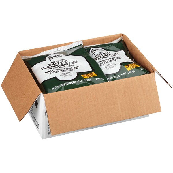 Pioneer Pioneer Low Sodium Roast Beef Flavored Gravy Mix 13 oz., PK6 - 212646