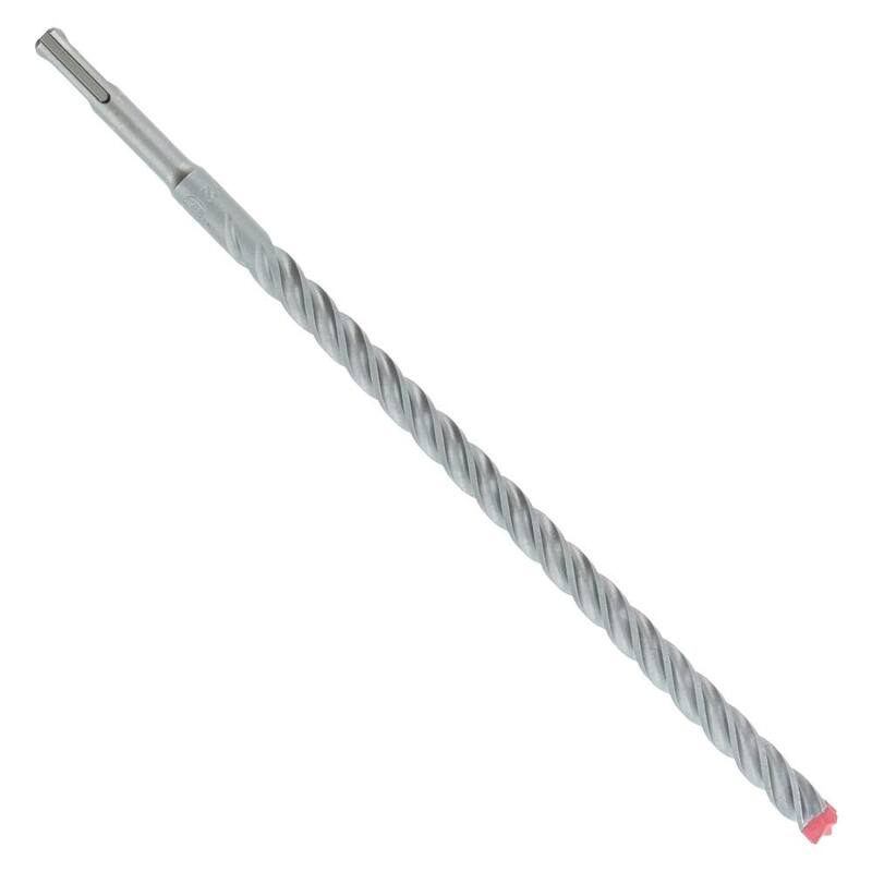 Barra de refuerzo DIABLO de 1/2 pulg. x 10 pulg. x 12 pulg. Broca para taladro de martillo con cabeza de carburo completo de 4 cortadores SDS-Plus Demon (1 pieza) - DMAPL4190