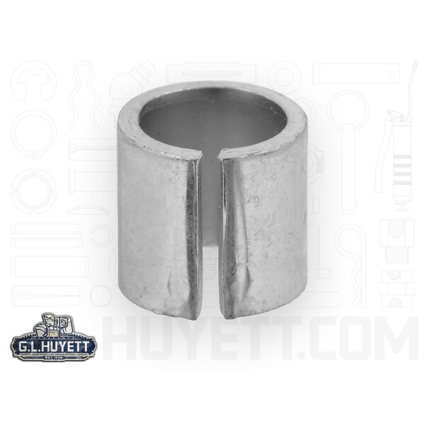 Spirol Pipe Spacer, 1/4 in Screw Size, Zinc Clear Trivalent High Carbon Steel, 3/8 in Overall Lg - CL200-250-0375Z3