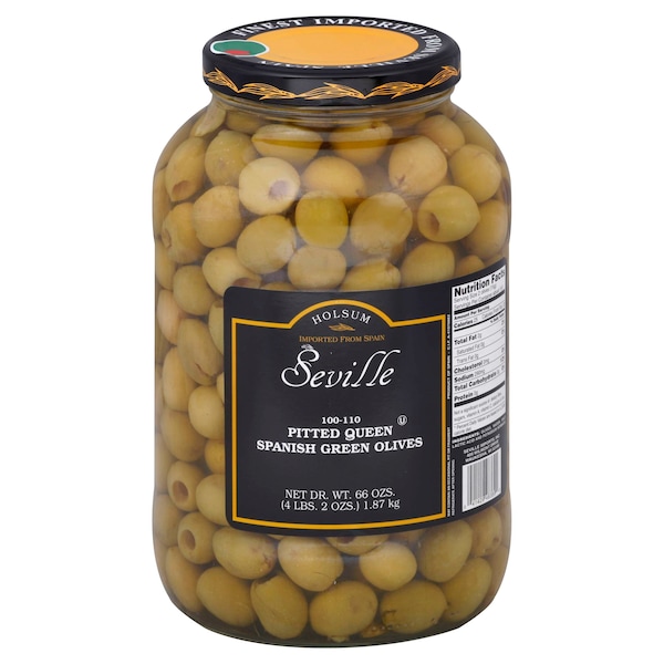Seville Seville Pitted Queen Olive 100-110 Count 1 gal., PK4 - 80117