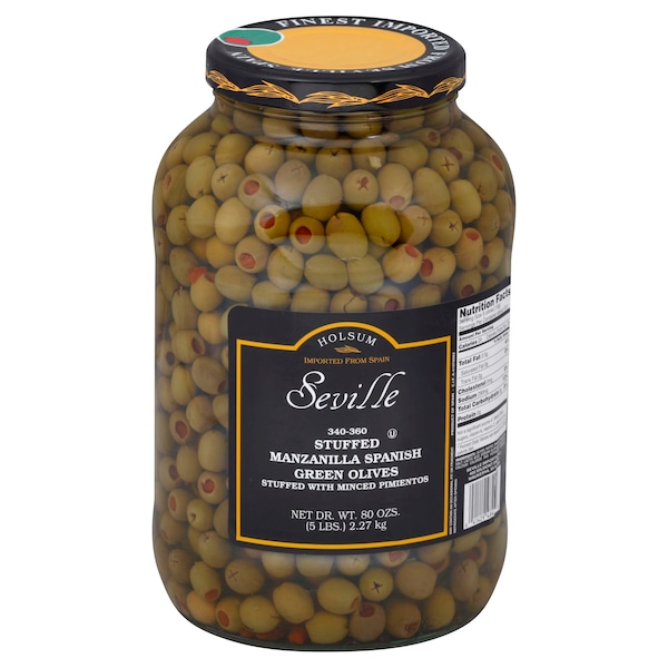 Seville Seville Stuffed Manzanilla Olives 340-360 Count 1 gal., PK4 - 80118