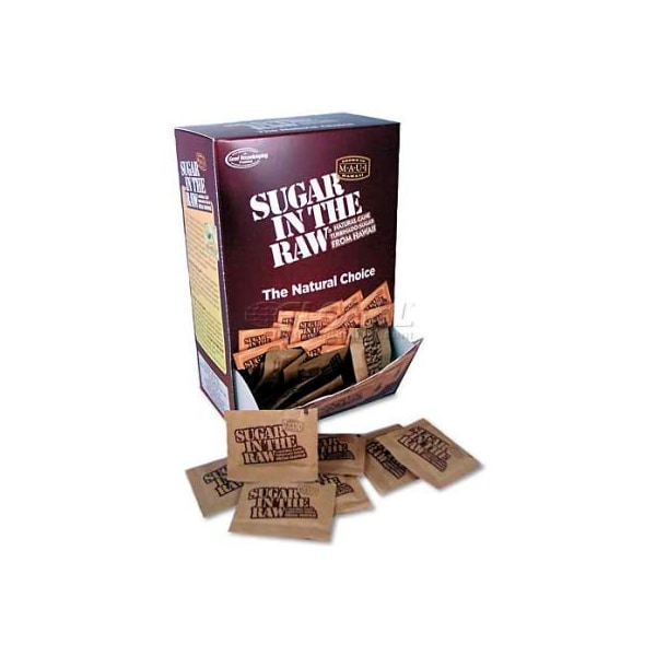 Sugar In The Raw Sugar in the Raw, Unrefined Sugar Made From Sugar Cane, 0.2 oz., 200 Packets/Box - 319