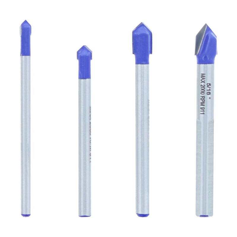 Juego de brocas de carburo de Avanti Pro para vidrio y azulejo (4 piezas) - PMAGT1050-S4