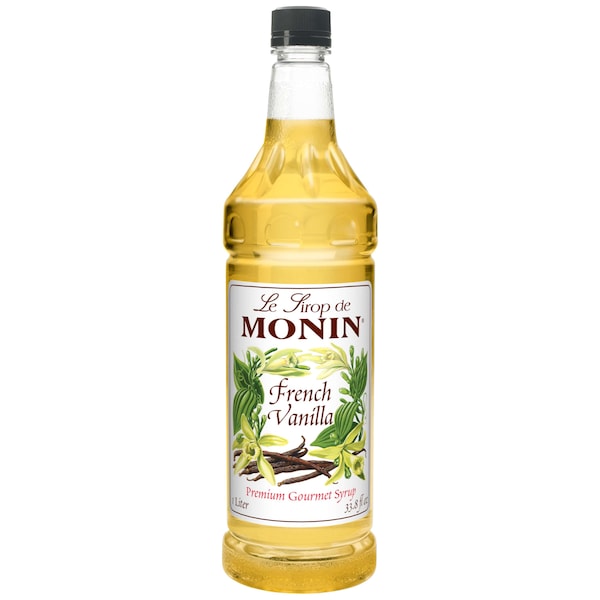 Monin Monin Kosher French Vanilla 1 Liter Bottle, PK4 - M-FR190F