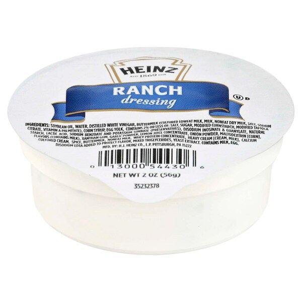 Heinz Heinz Ranch Dressing Cup 2 oz., PK60 - 10013000544303