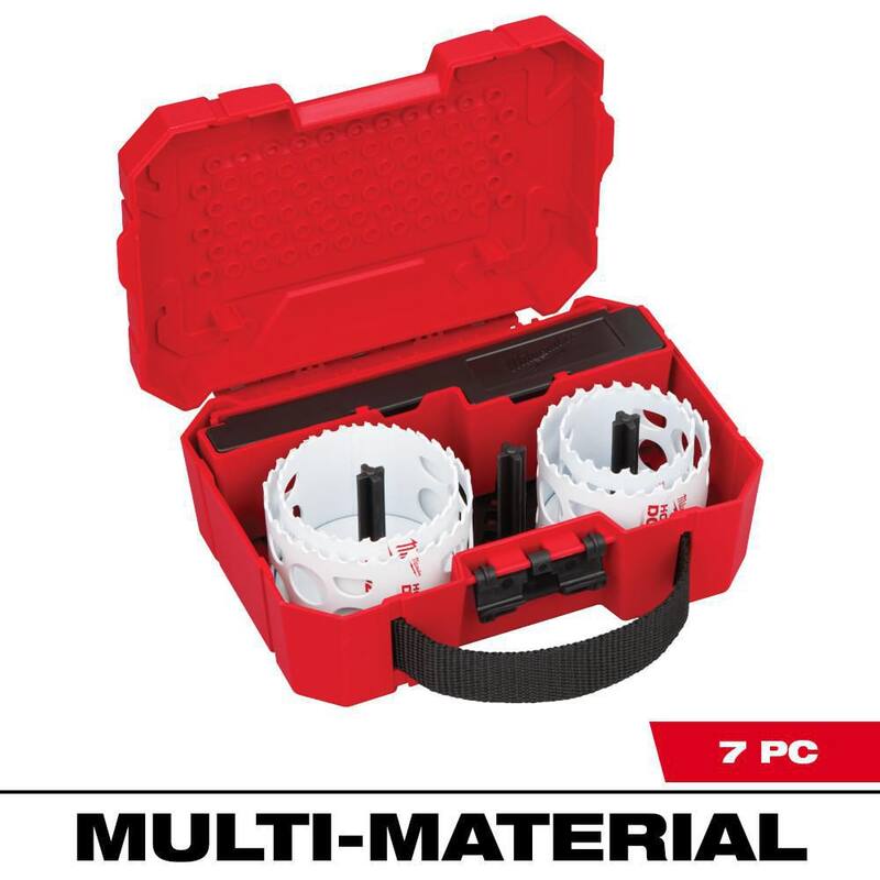 Juego de sierra perforadora bimetálica Hole Dozer de Milwaukee (7 piezas) - 49-22-4038