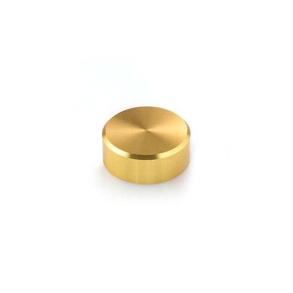 Gyford Standoff Cap, 5/16"-18 Thrd Sz, Aluminum Brass Anodized - SO-CAP9BR