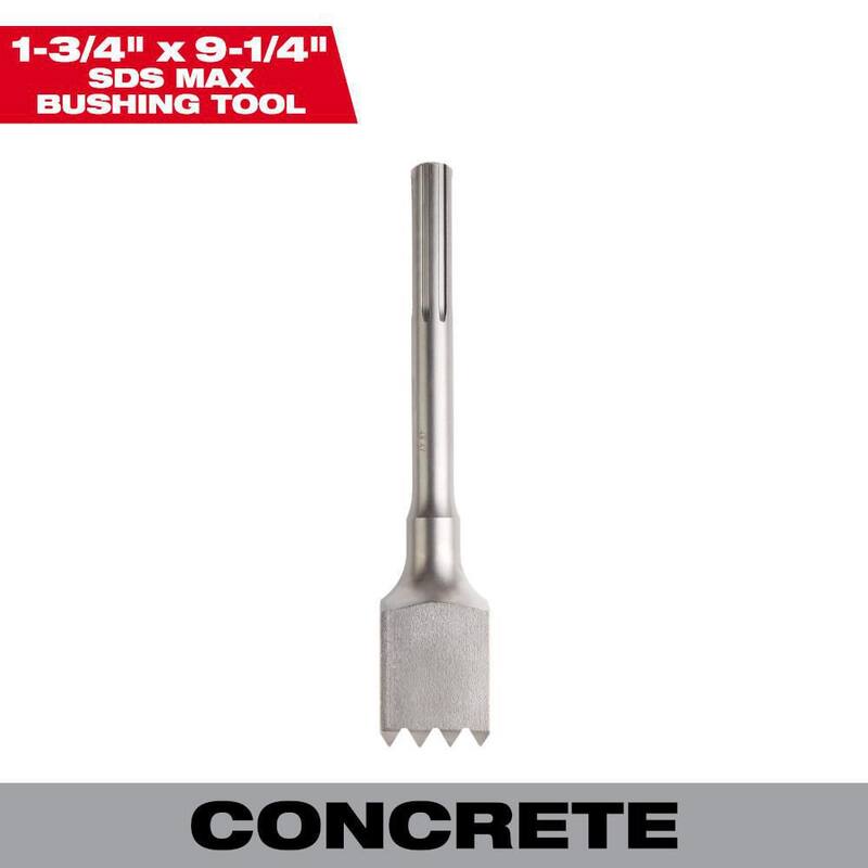 Herramienta de demolición y escopleado SDS-MAX de Milwaukee de 9-1/4 pulgadas - 48-62-4065