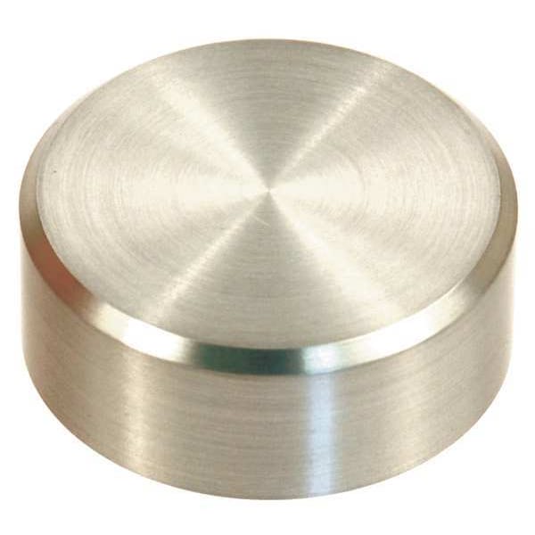 Zoro Select Standoff Cap, 5/16"-18 Thrd Sz, Aluminum Clear Anodized, 2 PK - ZA0253-AL28