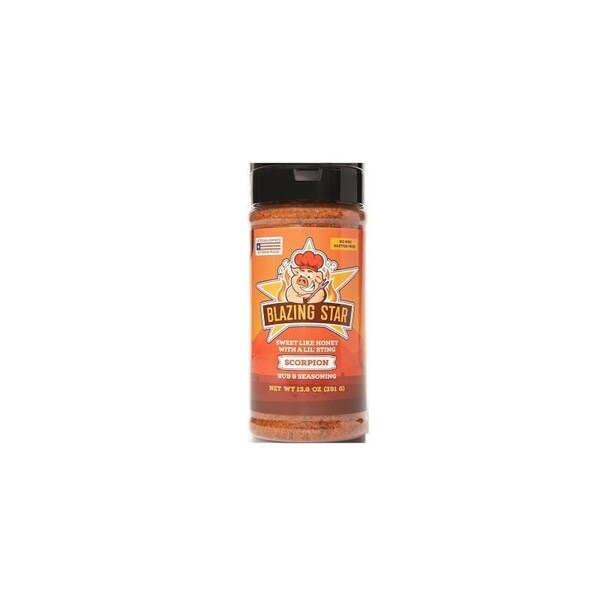 Blazing Star Rub Seasoning, Scorpion, 13.8 oz - BZ00120-C