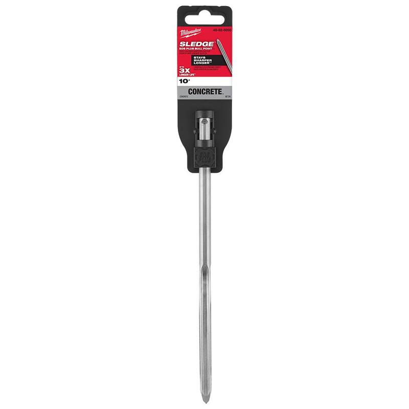 Milwaukee 10 pulgadas Cincel tipo punta de buey SDS-PLUS SLEDGE - 48-62-6050