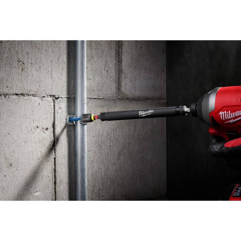 Kit de instalación de tornillos de concreto para taladro martillo de carburo de Milwaukee (7 piezas) - 48-20-9097