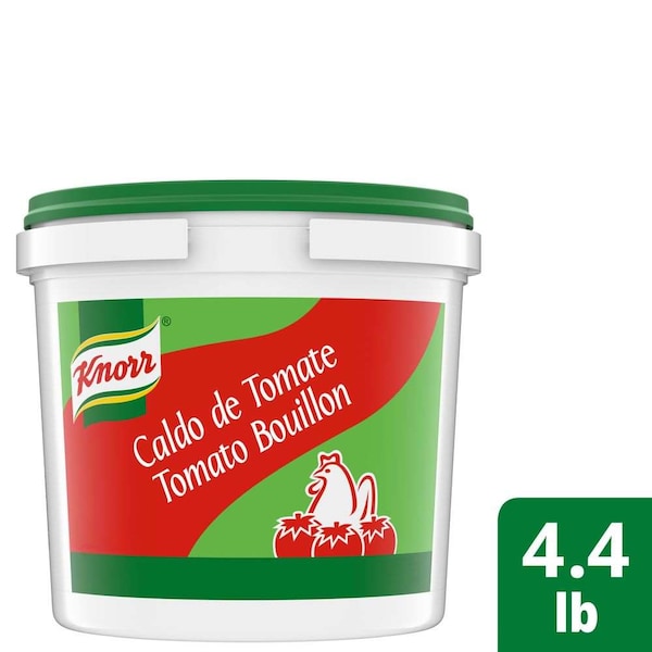 Knorr Caldo De Tomate Tomato With Chicken Flavor Base/Bouillon 4.4lbs, PK4 - 4800176545