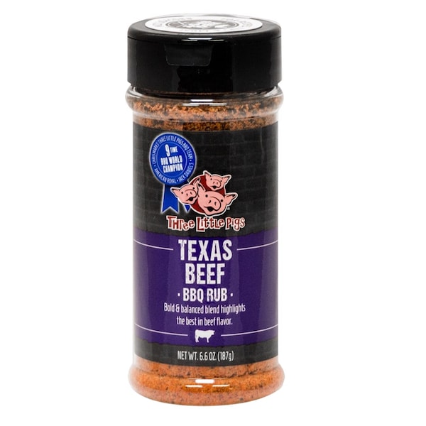 Three Little Pigs Three Little Pigs Texas Beef BBQ Rub 12.2 oz - OW71201