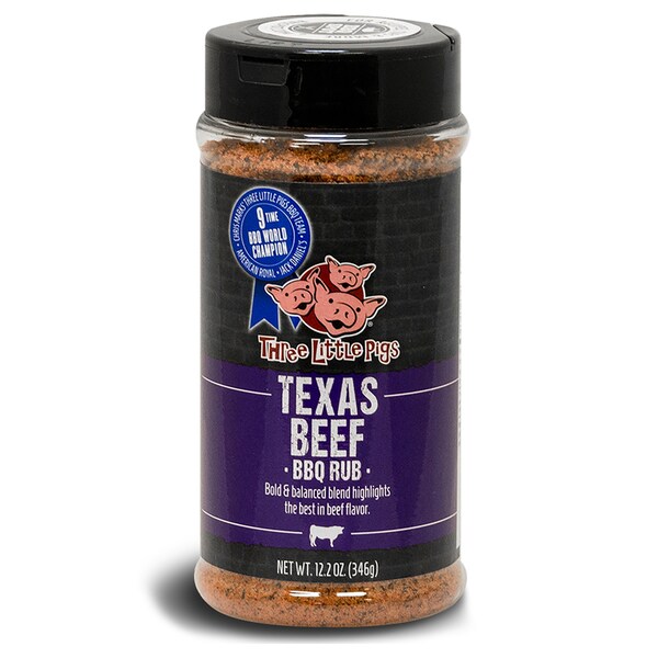 Three Little Pigs Three Little Pigs Texas Beef BBQ Rub 12.2 oz - OW71201