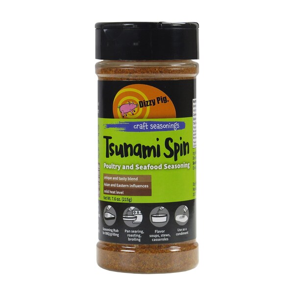 Dizzy Pig Dizzy Pig Tsunami Spin Poultry and Seafood BBQ Rub 7.6 oz - DP-TS-8