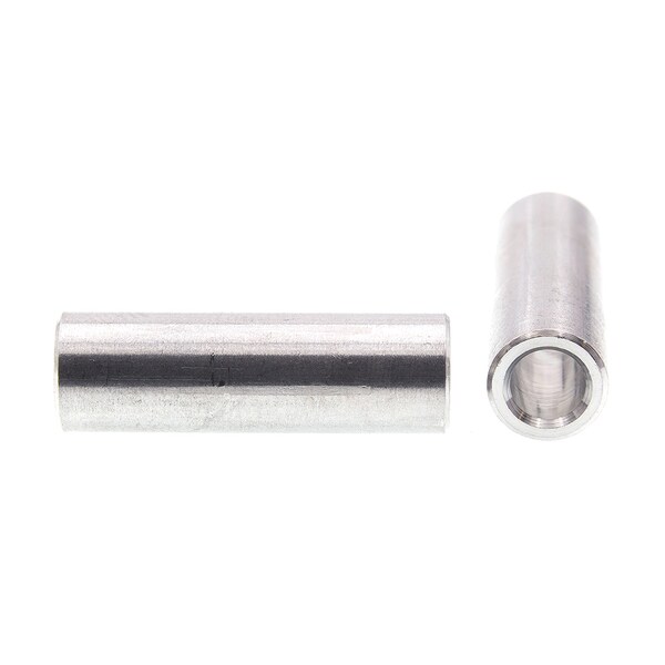 Prime-Line Round Spacers No. 10 ID X 5/16in OD X 1in L Aluminum 10PK - 9140806