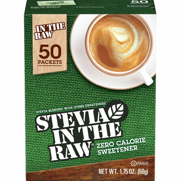 Folgers Sugar Substitute, Stevia Sweetener, 1 g Packet, 600/CT, GN PK - FOL75050CT