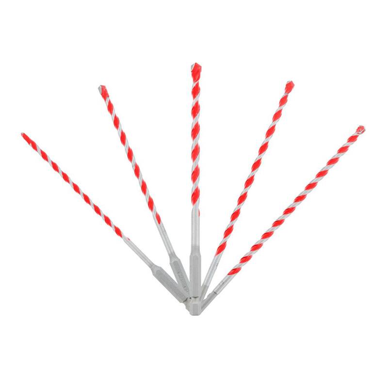 Set de 5 puntas de taladro martillo de granito rojo SPEEDemon con punta de carburo - DMARG1220-S5