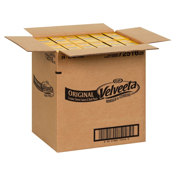 Kraft Kraft Velveeta Shells And Cheese 12 oz. Box, PK24 - 00021000725168