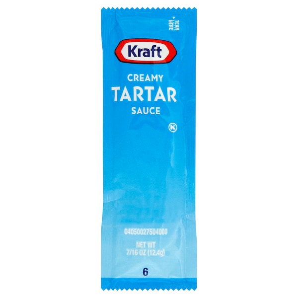 Kraft Kraft Tartar Sauce .437 oz. Sqeeze Packet, PK200 - 10021000664860