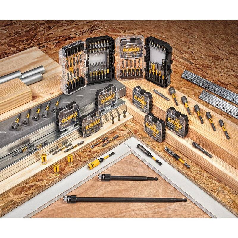 Juego de brocas para conducir tuercas de acero DEWALT MAX IMPACT (5 piezas) - DWATNDMI5