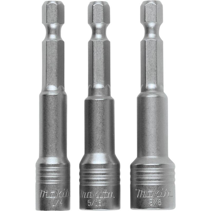 Makita IMPACT XPS 2-9/16 in. Magnetic Nutsetter Mix 3/PK (Conjunto de 3 piezas) - E-01432