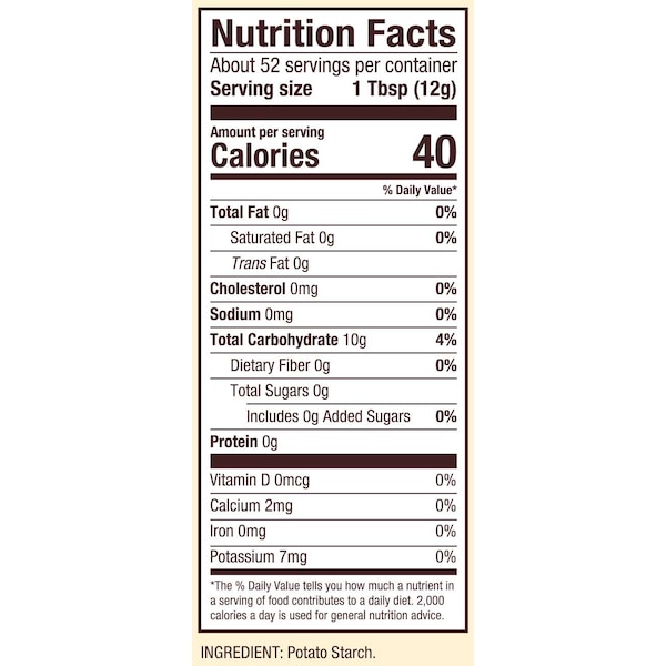 Bobs Red Mill Natural Foods Bob's Red Mill Potato Starch 22 oz. Bag, PK4 - 1444S224