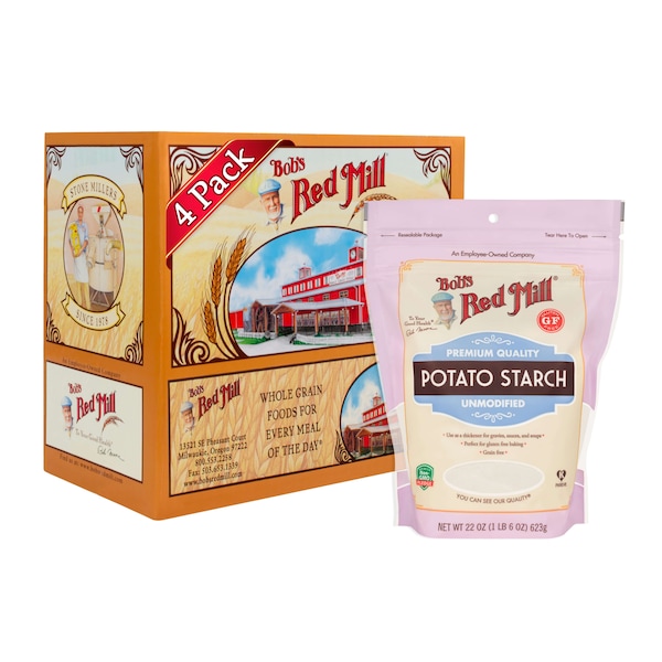 Bobs Red Mill Natural Foods Bob's Red Mill Potato Starch 22 oz. Bag, PK4 - 1444S224