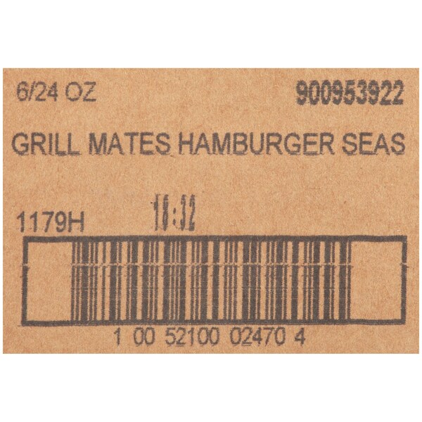 Mccormick McCormick Grill Mates Hamburger Seasoning 24 oz. Container, PK6 - 900953922