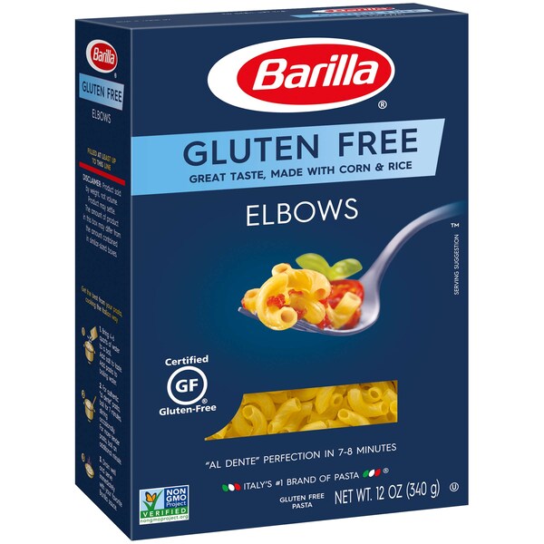 Barilla Barilla Gluten Free Elbow Pasta 12 oz., PK8 - 1000011512