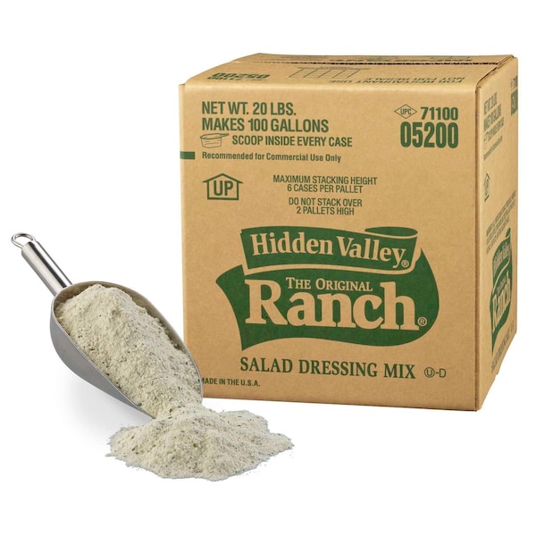 Hidden Valley Hidden Valley Original Ranch Bag In Box Dressing Mix 100 gal. - 05200