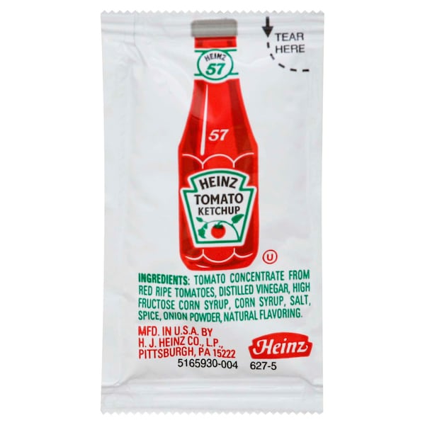 Heinz Heinz Single Serve Ketchup 7g Packet, PK1000 - 10013000984901