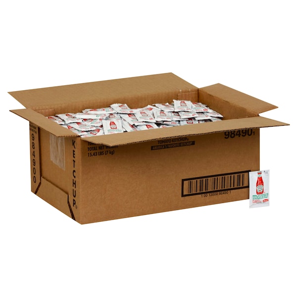 Heinz Heinz Single Serve Ketchup 7g Packet, PK1000 - 10013000984901