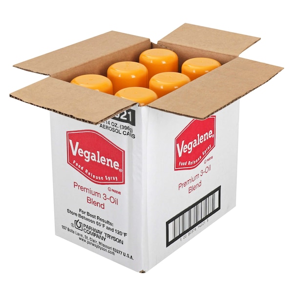 Vegalene Vegalene Aerosol Spray 14 oz., PK6 - 14021