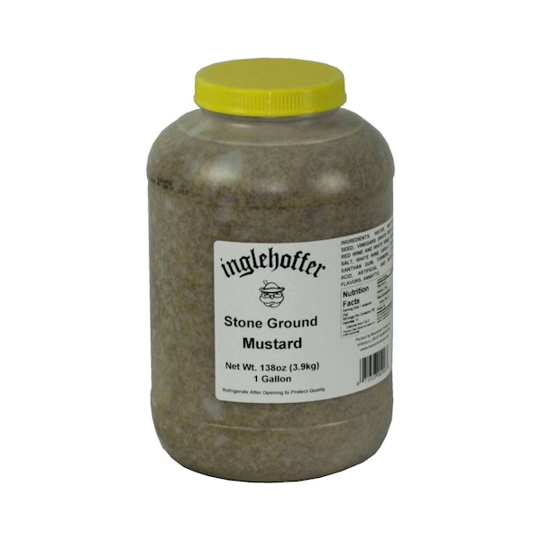 Inglehoffer Inglehoffer Stone Ground Mustard 1 gal. Jug, PK4 - 906-4