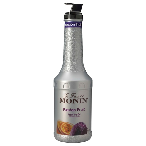 Monin Monin Passion Fruit Puree 1 Liter Bottle, PK4 - M-RP035F