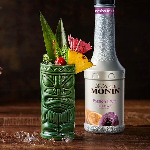 Monin Monin Passion Fruit Puree 1 Liter Bottle, PK4 - M-RP035F