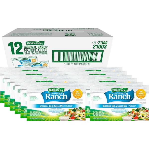 Hidden Valley Hidden Valley Buttermilk Ranch Salad Dressing 1 gal. Jug, PK12 - 21003