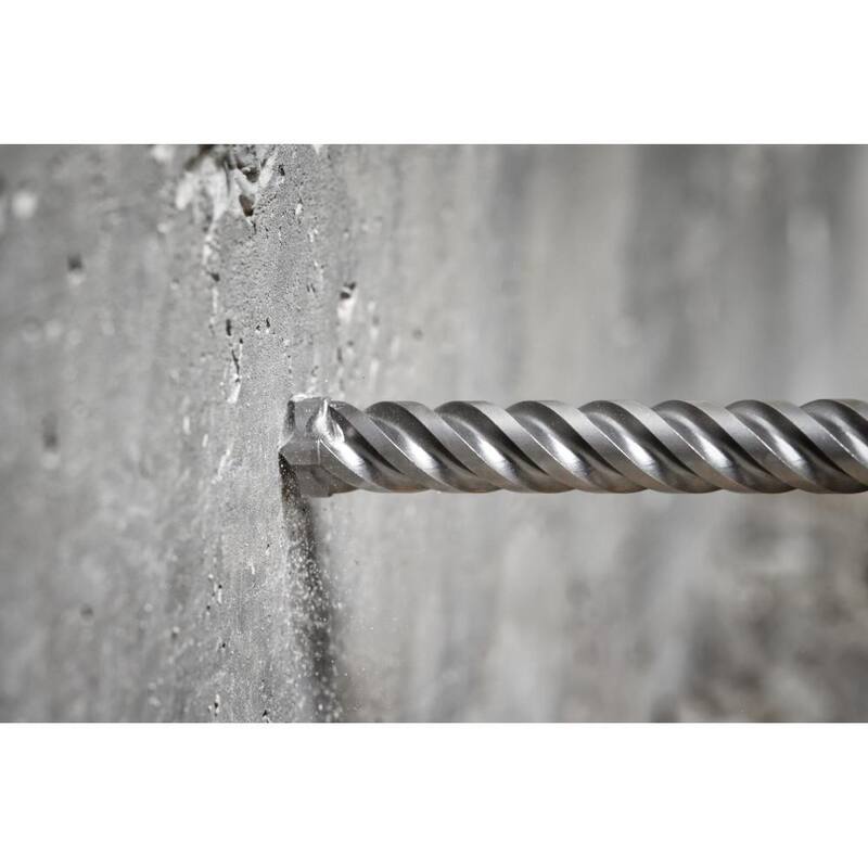 Broca para martillo SDS-MAX de 4 cortes Milwaukee de 1 pulgada x 8 pulgadas x 13 pulgadas - 48-20-8952.
