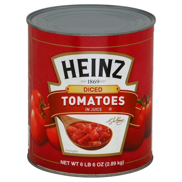 Heinz Diced Tomato In Juice 102 oz., PK6 - 10013000569702