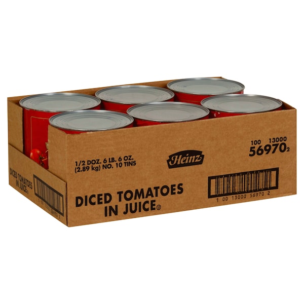 Heinz Diced Tomato In Juice 102 oz., PK6 - 10013000569702