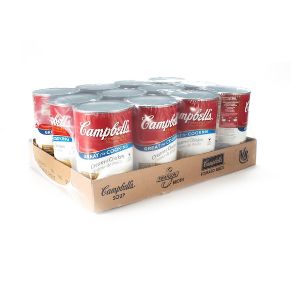 Campbells Campbell's Cream Of Chicken Condensed Soup 50 oz., PK12 - 000001036