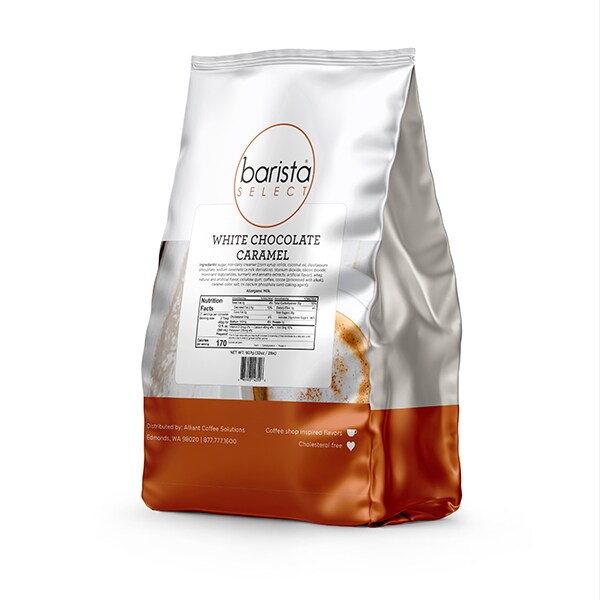 Barista Select White Chocolate Caramel Powder, 2 Lbs Bags, PK6 PK - 014310