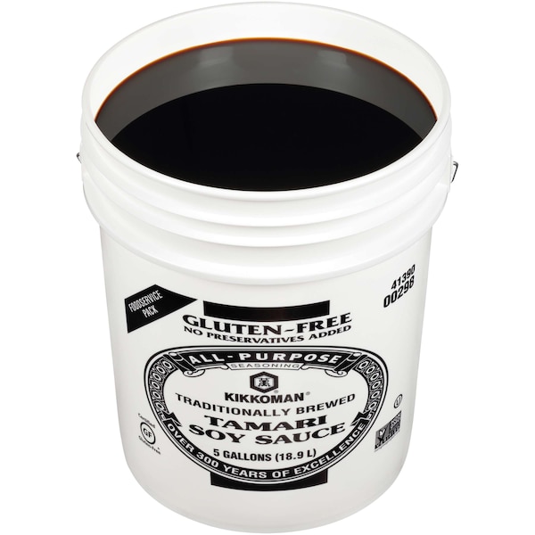 Kikkoman Kikkoman Preservative Free Gluten Free Tamari Soy Sauce 5 gal. - 00298