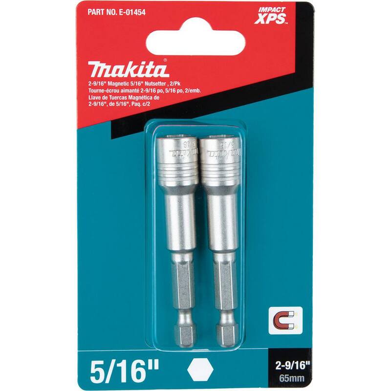Makita IMPACT XPS 2-9/16 pulg. Magnetic 5/16 pulg. Nutsetter (paquete de 2) - E-01454